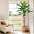 Artificial Banana Tree, Faux Banana Tree With Grey Planter-111312789