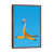 Classic Brown Wood Framed Canvas