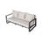 Three-Person Sofa + Rectangular Coffee Table-1788864163