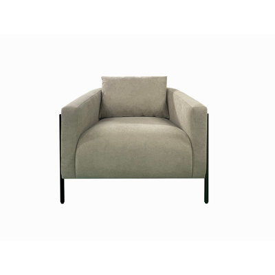 Chaise d'appoint avec extérieur en corde