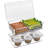 Sorbus 2-Piece Organizer Bins With Lids