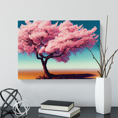 Tantalising Cherry Blossom Tree - Wrapped Canvas