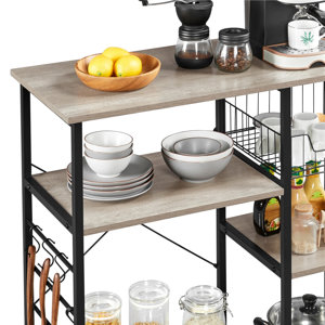 Union Rustic Finck Wood Kitchen Island & Reviews | Wayfair