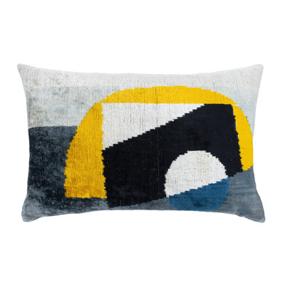 Ikat Silk Pillow Cover