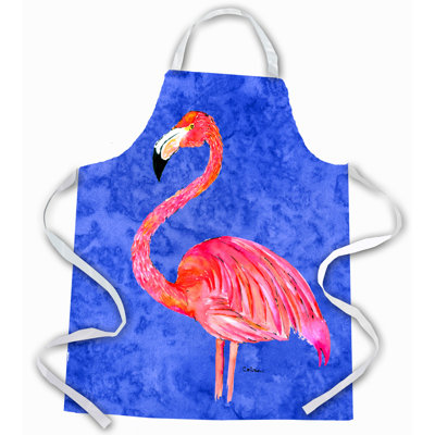 Tablier flamant rose