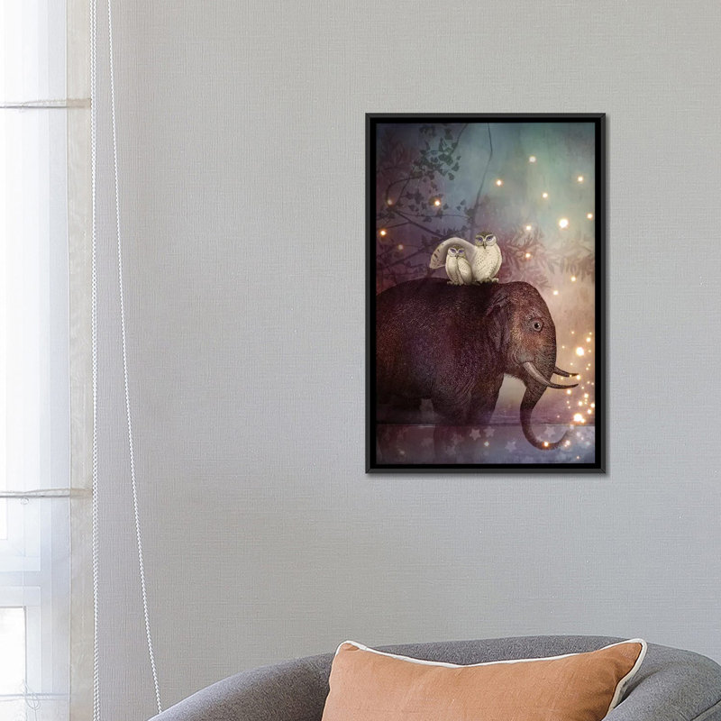 « through through the night » par catrin welz-stein, reproduction d’impression sur toile tendue, H 26 po x l 18 po x P 1,5 po
