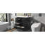 Freestanding vanity cabinet with ceramic basin-515965976