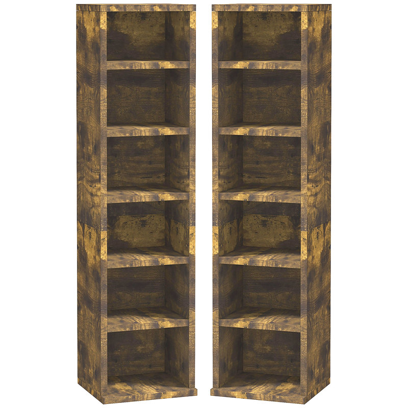 Anbria 115cm H x 30cm W Bookcase