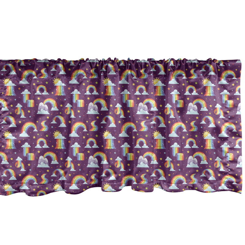 Cantonnière de Bohème Ambesonne, L 54 po x L 12 po