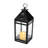 12.2'' H Tabletop Solar Lantern with Motorized LED Candle Included