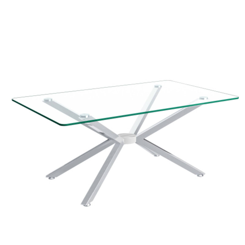 Une élégante table basse rectangulaire (39,37 po) rehausse l'ambiance de la maison, idéale pour les soirées et les loisirs