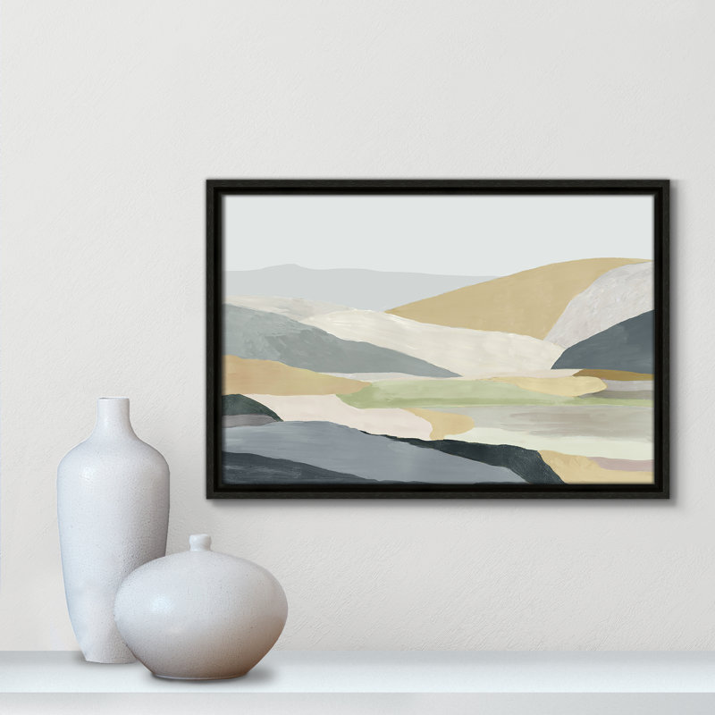 Blair Warm Hills I - cadre photo, reproduction d'art sur toile, Toile espresso, H 13,5 po x l 19,5 po x P 2 po