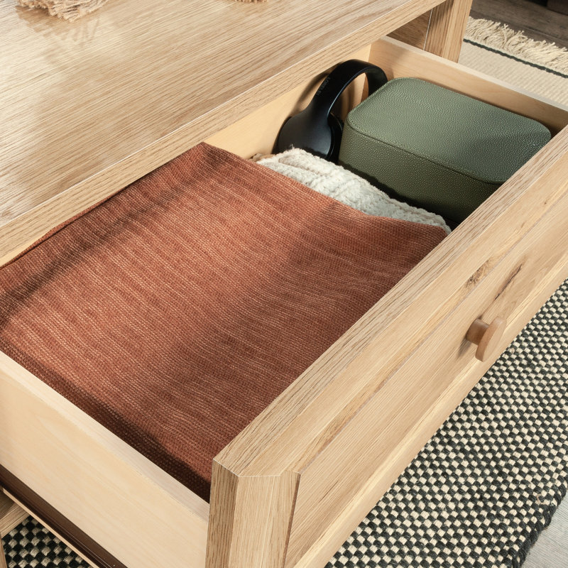 Table basse à plateau relevable Annagail Brown