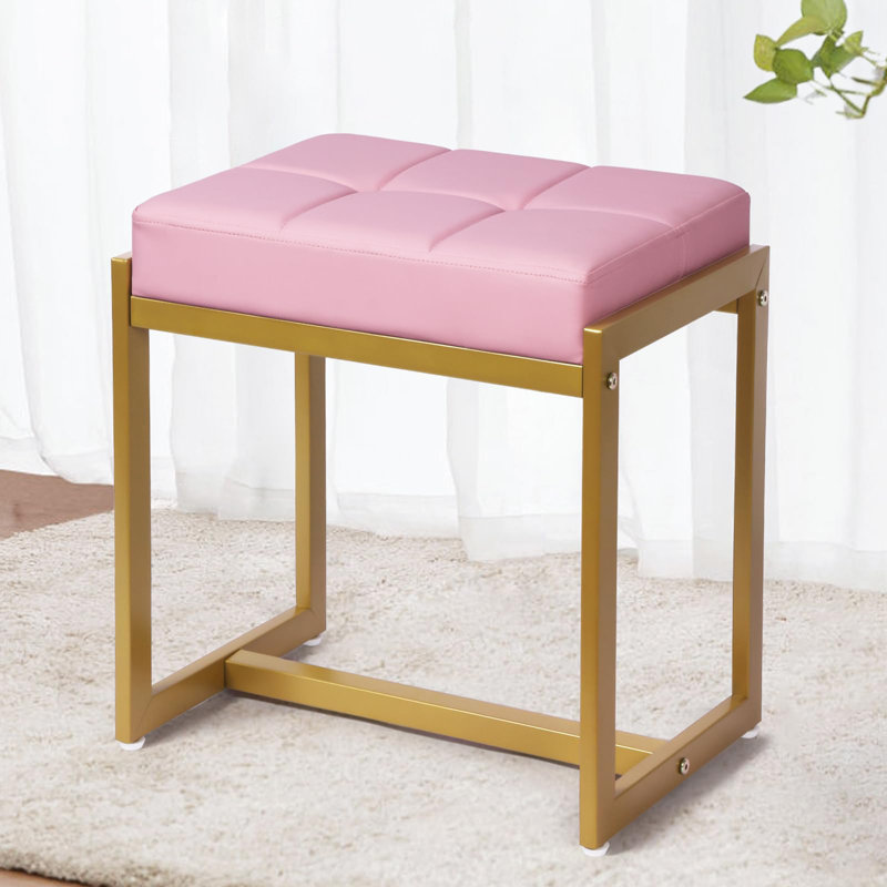Tabouret de coiffeuse, Rose