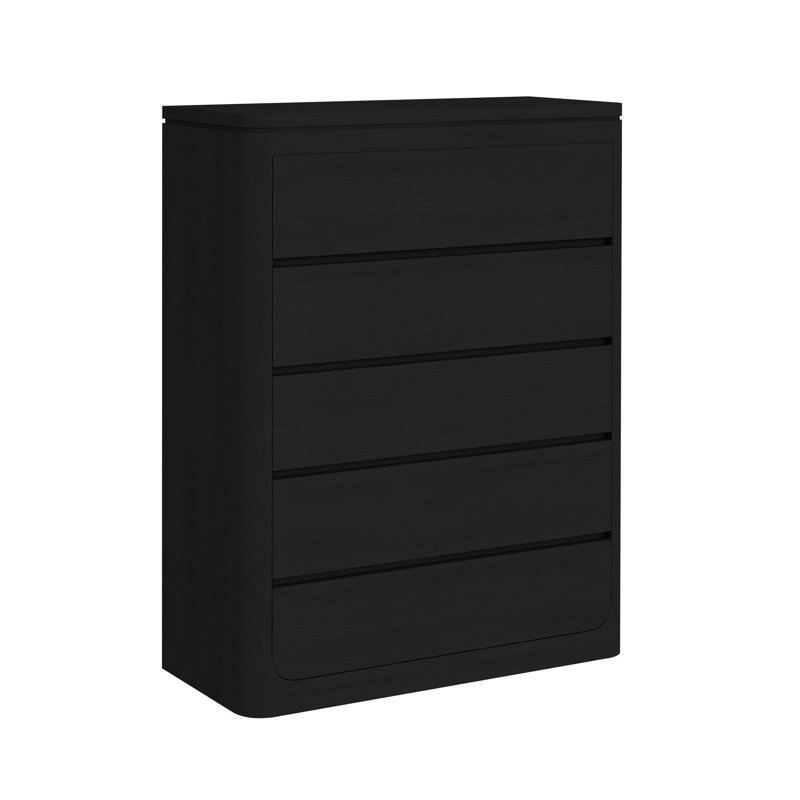Commode Knobel en noir, Noir