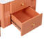 Table de chevet moderne avec 2 tiroirs de rangement (table de chevet incluse seulement)-513459263