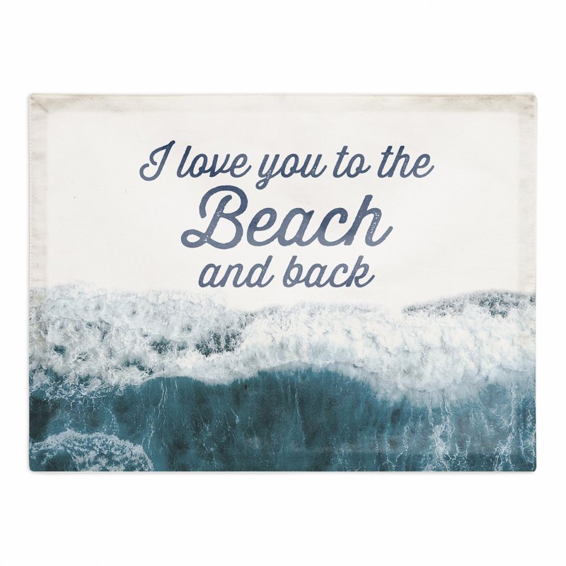 Napperon Beach and Back, Bleu marine