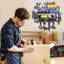 4 Layer Power Tool Organizer, Heavy Duty Wall Mount Power Tool Organizer with 4 Slots for Garage Shed