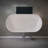 59" Freestanding Solid Surface Bathtub, Luxury Stone Resin Freestanding Soaking Bathtub With Overflow And Pop-Up Drain For Contemporary Bathroom, Glossy White-122019072