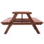 Très grand ensemble de table de pique-nique d'extérieur de 95 pouces avec bancs