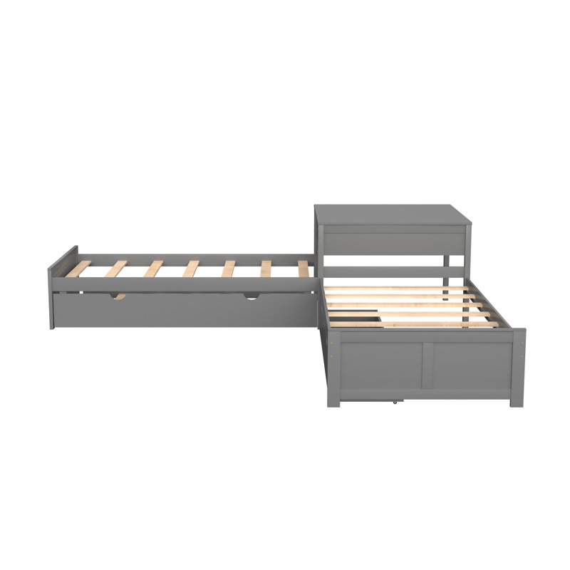 Storage Bed, Gray