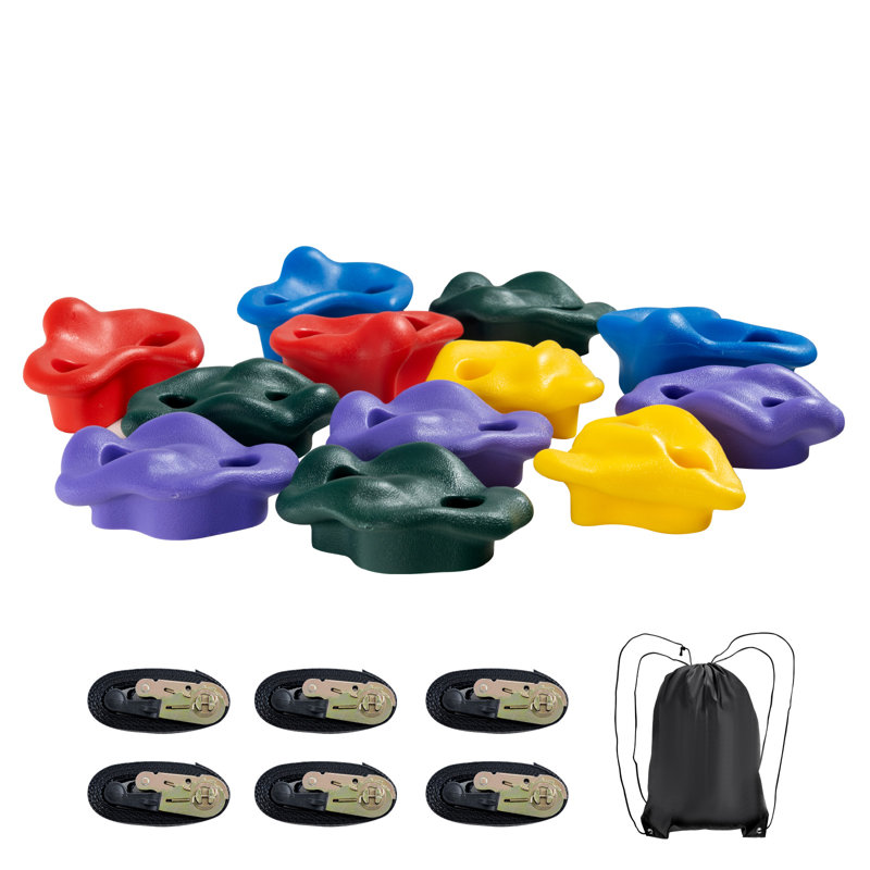 Trousse d'escalade Ninja Tree 12 prises d'escalade 6 sangles