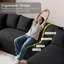 Canapé modulaire surdimensionné avec coussins Adame Boneless Compression-445087029-459245872-459245882