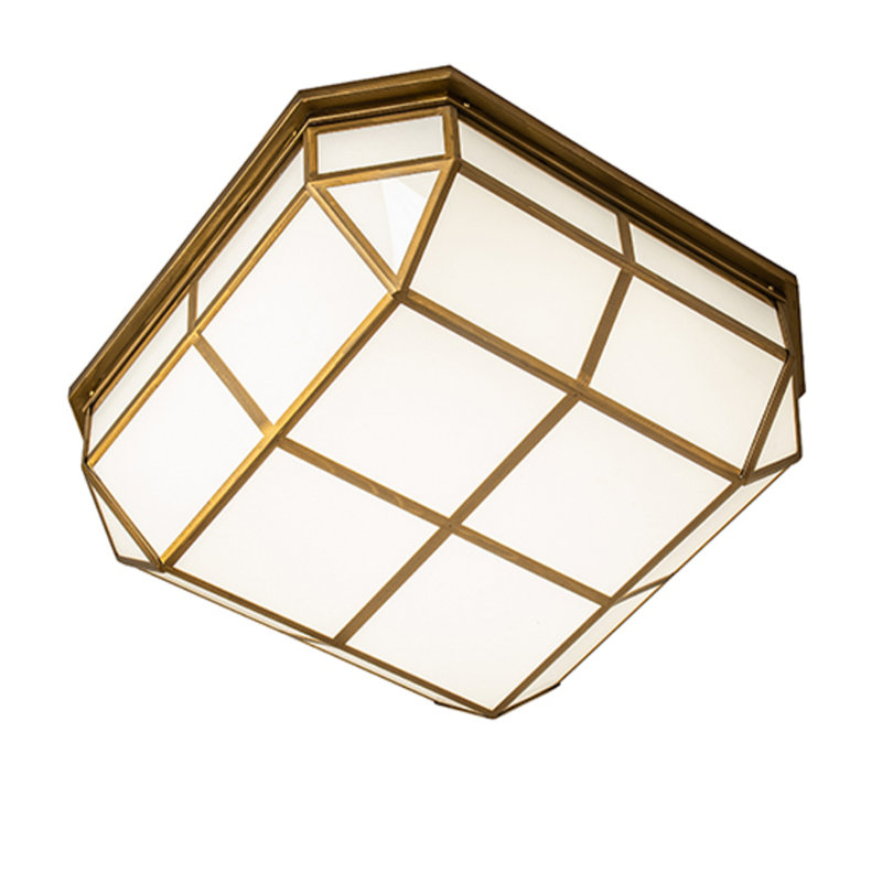 Gibbon LED Flush Mount, Gold Matte, 8.5" H x 30.5" W x 25.5" D