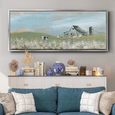 Cotton Fields- Framed Canvas