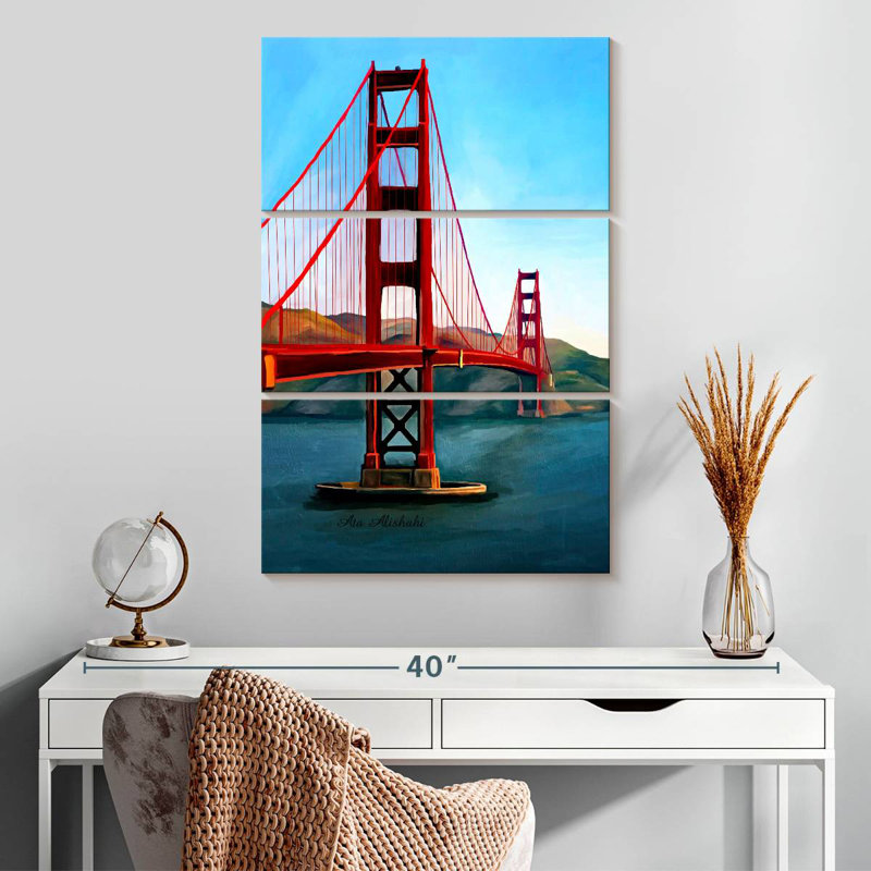 Golden Gate Bridge, H 32 po x l 20 po