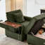 Fauteuil d'appoint confortable en velours côtelé-243103273