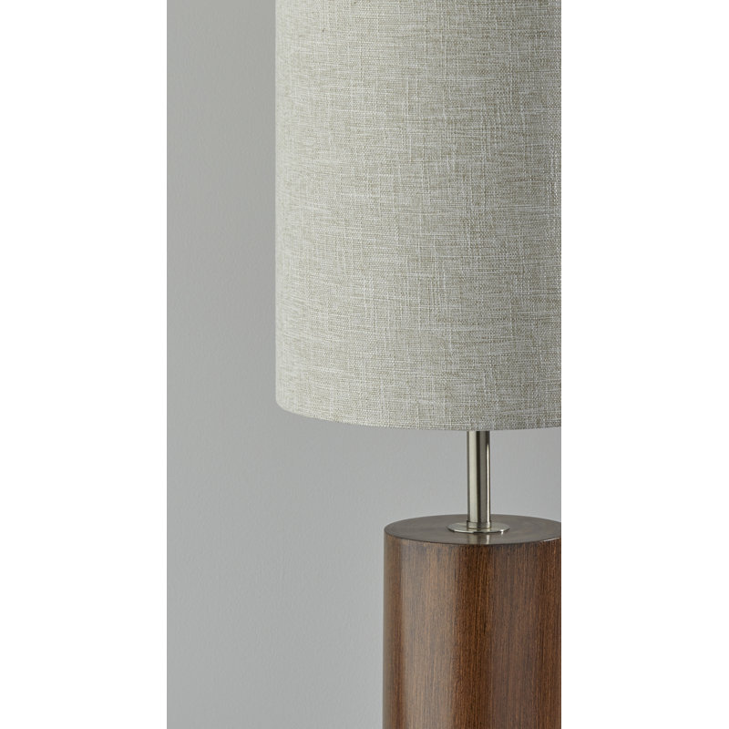 Reena Table Lamp, Walnut
