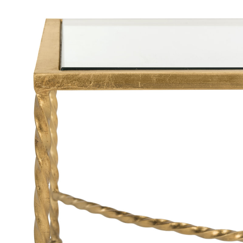 Vera Glass Cocktail Table, Gold