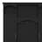 All-In-One Hall Tree With Adjustable Shelves, Classic Arched Storage Bench With Dual Side Cabinets, 7 Hooks-580140669
