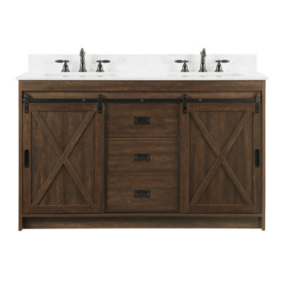 Ensemble de meuble-lavabo double 54 po Jillian