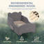 Lit pour tout-petit avec tiroir et sac de rangement, lit pour enfant pour fille et garçon, lit de bébé portatif standard, lit d'enfant rembourré de sécurité pour 1-6 ans-1835453744