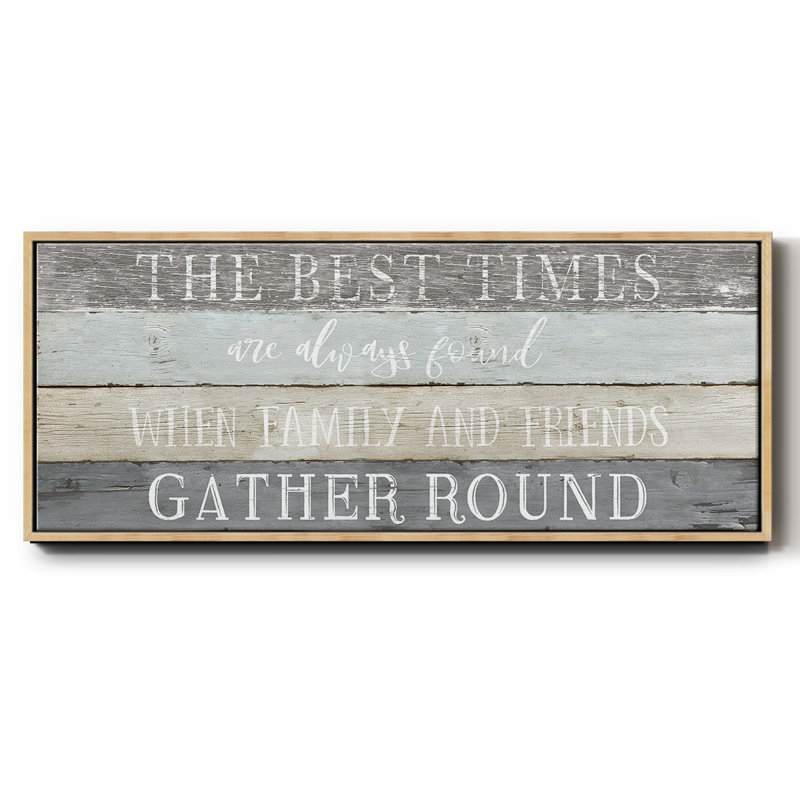 Best Times- Framed Canvas