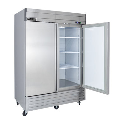 Maxx Cold V-Series 2 Solid Door Reach-In Refrigerator, Bottom Mount, In Stainless Steel