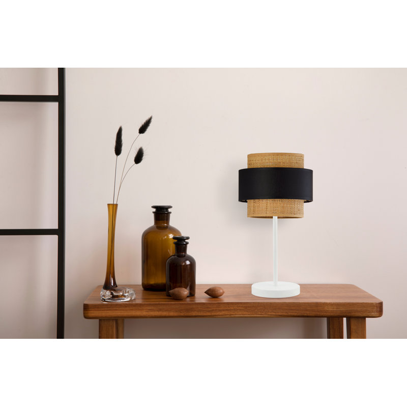 Sherika Metal Table Lamp, Black