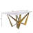 Lakshan Rectangular with Steel Base Dining Table-2115940399-2120565749