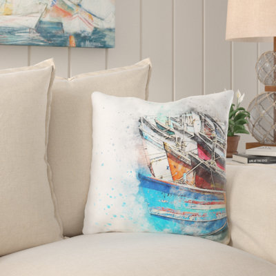 Pettengill Outdoor Reversible Throw Pillow