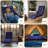 71X20" Chaise Lounge Chair Cushions With Straps, Waterproof And Fade-Resistant, For Outdoor Pool Indoor Home Office-1582307771