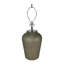 Lampe de table en verre D18x28,5 "