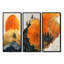 Arbre au lever du soleil dans un champ africain II - Collection d'art mural forêt-88513490-88513493