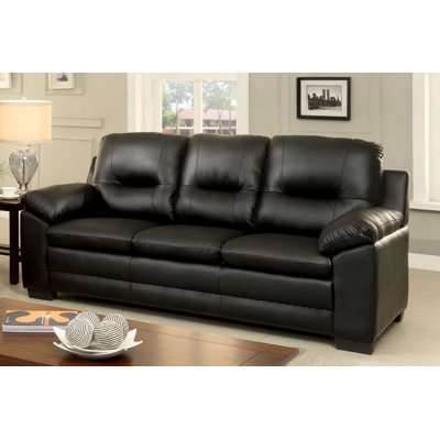 Nushrat 81'' Faux Leather Sofa