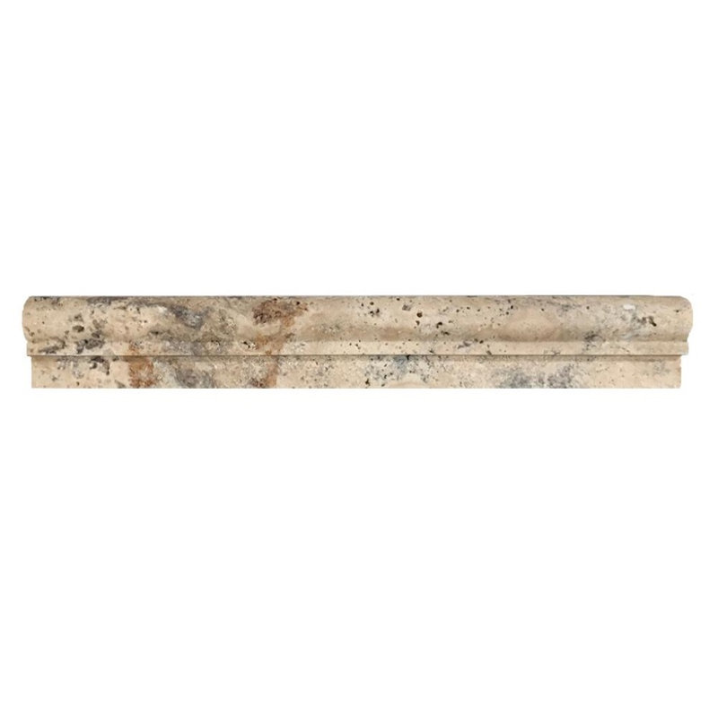 Philadelphia 2" x 12" F1 Chair Rail Travertine Look Wall Liner