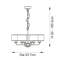 Landover 6 - Light Shaded Chandelier-69159324-69159325