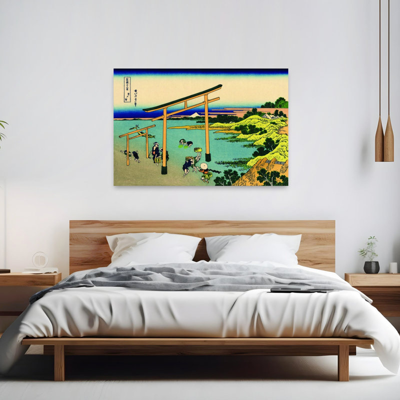 Baie de Noboto, reproduction d'art classique de paysage abstrait classique, H 40 po x l 60 po