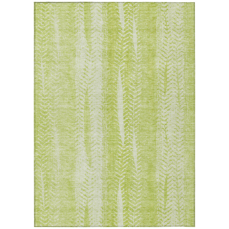 Jannai Washable Abstract Indoor / Outdoor Rug