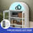 Arched Glass Display Cabinet With Led Lighting
